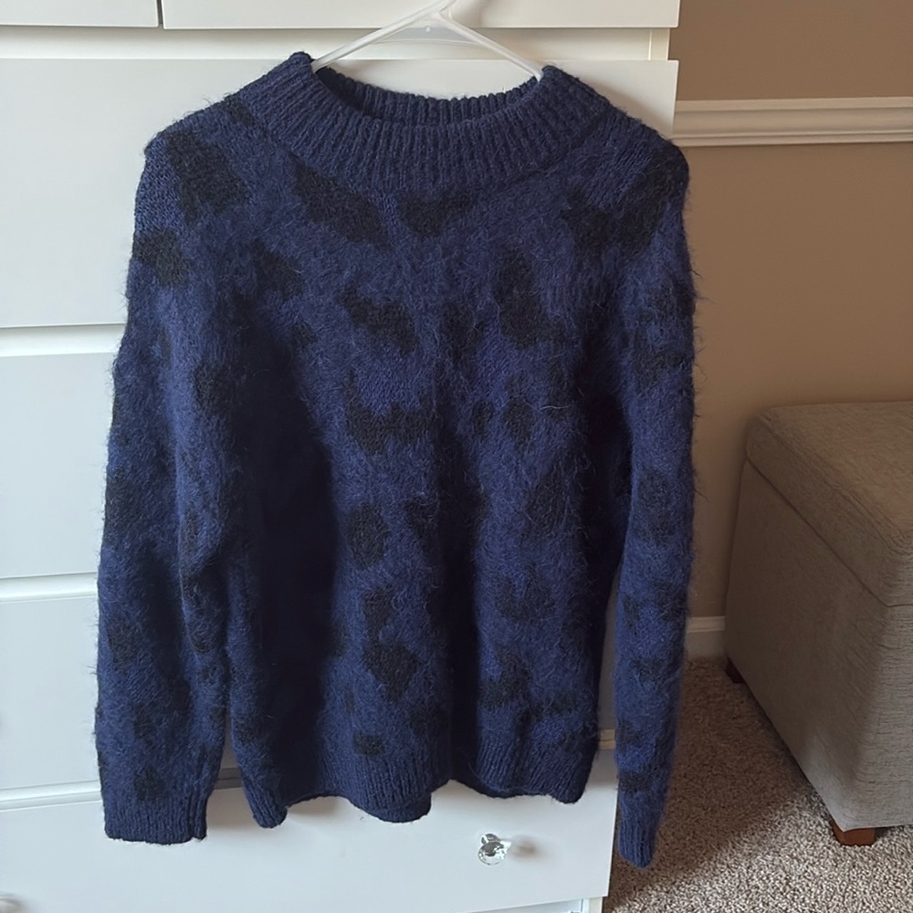 Kate Spade Alpaca Wool Leopard Sweater